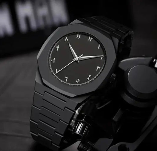 BLACK Arabic aura watch