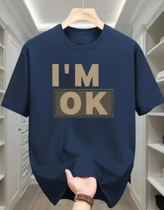 KEESOR Men Tshirt Men Printed Round neck Tshirt Men Graphic print Tshirt