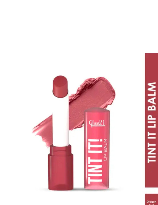 Glam21 Tint it! Lip BalmEveryday Hydrationwith Vitamin-E,Shea Butter,Avocado Oil ,SPF15-Dragon Fruit
